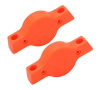 Ahgsup Localisateur de Montage de Vélo, Housse de Protection, Taille Compacte, étanche pour Localisateur iOS, Support de Suivi de Vélo, 2 Jeux Orange