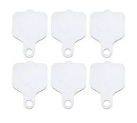 Ahgsup Lot de 30 Planches de Sublimation Vierges en MDF pour Tasse de 1134 G, Absorption D'encre Vibrante pour Décoration Personnalisée, Porte-clés, Ornement