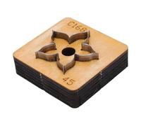 Ahgsup Matrice de Découpe de Cuir de Fleur, Lame en Acier Durable, Moule de Découpe pour L'artisanat, Facile à Utiliser pour les Projets de Bricolage (45mm)