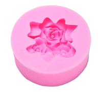 Ahgsup Moule 3D en Forme de Fleur de Rose en Silicone de qualité Alimentaire, Antiadhésif, Réutilisable, Résistant à la Chaleur avec Démoulage Facile pour Gâteaux, Fondants, Choco