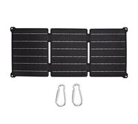 Ahgsup Panneau Solaire Pliable 21W IPX6, étanche, Sortie USB DC, Chargeur de Cellules Solaires Portable pour Téléphone Portable, Alimentation 5V 12V