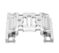 Ahgsup Plaque de Boîte de Vitesses Centrale de Voiture RC, Base de Montage en Alliage D'aluminium Haute Résistance et Résistante à l'usure pour SCX10 III Wrangler 82x75mm (Argent)