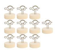 Ahgsup Porte-numéro de Table Vertical en Forme de Tortue, Porte-mémo Simple et Mignon pour Mariage, 10 Pièces