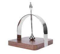 Ahgsup Porte-Serviettes en Noyer et Acier Inoxydable avec Bras lesté - Plateau Distributeur de Serviettes élégant pour Cuisine, Restaurant, Table, Extérieur - Résistant à L'huile,