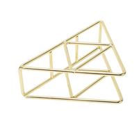 Ahgsup Porte-serviettes Vertical de Haute qualité, Simple à Utiliser, Base Stable et élégante pour Terrasses et Terrasses en Métal 2,1x6,6x4,3 Pouces (Or)