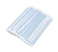 Ahgsup Règle de Jauge D'aiguille à Tricoter Règle de Mesure en Plastique Flexible et Durable pour, 20 Pièces Outil de Mesure de Taille D'aiguille Bricolage pour Artisans, Artistes, étudiants