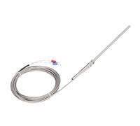 Ahgsup Thermocouple de Type K, Sonde 150 Mm, 5 Mètres | Acier inoxydable, plage 0-600 ℃, réponse rapide, largement utilisé, durable