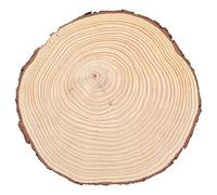 Ahgsup Tranches de Bois Naturel avec écorce, Disques de Pin Inachevés
