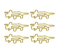 Ahgsup Trombones Dorés Métalliques Portables avec Placage Antirouille pour la Classification des Documents