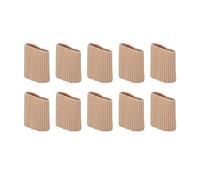 Ahgsup Tubes de Coussin D'orteils en Silicone Souple, 10 Pièces, Manchons D'orteils, Protection de Coussinet de Maïs pour Ampoules et Callosités (Grande)