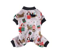 Ahgsup Vêtements pour Chiens de Compagnie, Pull d'hiver en Peluche Douce | avec Poignets à Col élastique, Tenue Chaude et épaisse pour Chiot, Design à Quatre pattes.