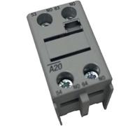 AHHQD Bloc de contact auxiliaire industriel 100-FA20, module à montage frontal 2NO for un contrôle efficace du moteur .0624