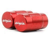 AHHQD Bouchons de Valve Pneu Roue Moto, couvercles hermétiques en Aluminium CNC compatibles avec Ninja Ninja 400 650 300 250 250R ZX14R ZX10R ZX6R .1214