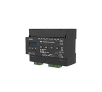 AHHQD CENFAYA Commutateur DMX DALI avec écran OLED - Sortie contact sec 4CH 16A, compatible DMX-RDM, montage sur rail Din, 100-240VAC .0418