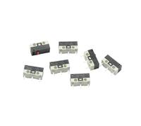 AHHQD Lot de 10 micro-interrupteurs fin course à bouton-poussoir 1 A 125 V AC, 3 broches, longue poignée, levier rouleau SPDT 12 x 6 mm, TIAIHUA .1117