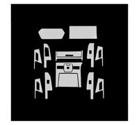 AHHVUXITTW Protecteur D'écran Navigation Film Protection Anti-rayures Pour Panneau Boîte Vitesses Écran Navigation Intérieur Automobile Autocollant Pour Toyota BZ4X 2022-2024