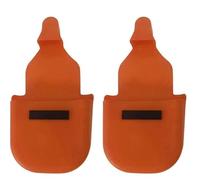 Ahhzyys 2PCS Gants de Pompe à Essence réutilisables,Gants de Carburant en Silicone réutilisables Noirs avec Support magnétique,Gants en Silicone pour pomper Le gaz,Gants de Carburant Confortables