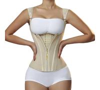 Ahigh Corset Bustier Femme Gaine Amincissante Ventre Plat, Ceinture Abdominale Minceur Waist Trainer Body Sculptant Latex Sport