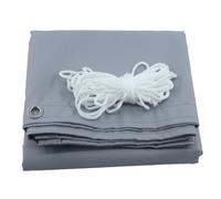 AHIOJEGX Brise Vue Balcon Filet de confidentialité en Polyester Gris, imperméable, for Balcon, terrasse, Coupe-Vent, clôture, imperméable, Voile d'ombrage, auvent(0.8mx6m)