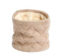 AHIOJEGX Tour de cou Hiver nouveau polaire épaissir tricot anneau cou for hommes bavoir solide écharpe doux foulard foulards accessoires masque de Ski(WB64-4)