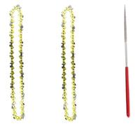 Ahjyym Guide-chaîne de tronçonneuse 8 pouces et ensemble chaîne scie, maillon d'entraînement 45, électrique 1/4''P for sans balais, coupe-bois, rechange ,1111(3 pcs)