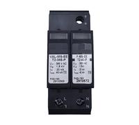 Ahjyym Parafoudre 385 V CA, Module SPD de Type 2, référence VAL-MS-EE-T2-1+1-385-FM (2910561) .0316