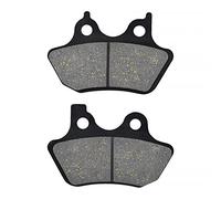 AHL 1 paire Motocyclette Plaquettes de Frein Avant/Arrière Compatible avec HARLEY FXDCi Dyna Superglide Custom (Spoke wheels) 2006-2007/ FXDBi Street Bob (Spoke wheels) 2006-2007