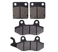 AHL 2 paires Motocyclette Plaquettes de Frein Avant/Arrière Compatible avec MASH Café Racer 125 2014-2016/ Seventy Five 125 2014-2016