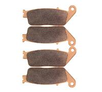 AHL 2 paires Plaquettes de frein kit pour CB 600 F Hornet 1998-2006 / CB 600 F7/F8/F9/FA Hornet 2007-2013