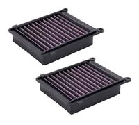 AHL 2 pcs Filtre à air moto 17210-MKS-E00 Compatible avec Honda CRF1100L A2M,A2N,A2P,A2R Africa Twin Adventure 2021-2024/ A3S Africa Twin Adventure Sport 2025/A4S Africa Twin Adventure Sport ES 2025