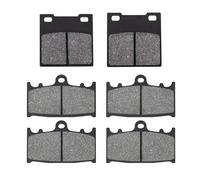 AHL 3 paires Motocyclette Plaquettes de Frein Avant/Arrière Compatible avec SUZUKI GSXR 750 Y/K1/K2/K3 2000-2003/ TL 1000 SV/SW/SX/SY/SK1 1997-2001/ TL 1000 RW/RX/RY/RK1/RK2/RK3 1998-2003