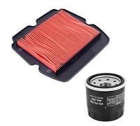 AHL Filtre à air + Filtre à huile Compatible avec Honda Goldwing 1800 GL1800 2001-2005/Goldwing 1800 GL1800 Airbag 2014-2016/ Goldwing 1800 GL1800 ABS 2001-2005/Goldwing F6B GL1800BD Deluxe 2013-2016
