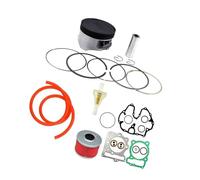 AHL - Kit de Piston et segments de Piston, joint, filtre à huile, Tube d'huile et filtre à huile, adaptés for XR400R TRX400EX(STD)