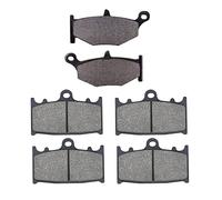 AHL Motocyclette Plaquettes de Frein Avant + Arrière Compatible avec Suzuki GSR 600 K 2006-2010 / GSR 400 K 2006-2008