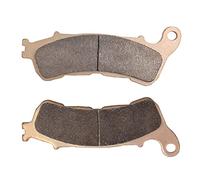 AHL motos de plaquettes de frein avant Compatible avec HONDA NT 700 v6/VA6/VA7N7/Na/VAB/VA NAA Deauville 2006-2013/XL 700 VA8VA9/VAA (Transalp/3 piston front caliper/ABS front & rear wheels) 2008-2011