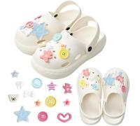 AhLmA PVC Breloque de Chaussure Breloques de Chaussures pour Sabots Décorations de Chaussures de Dessin Animé Accessoires pour Sandales Fête de Noël Cadeaux D'anniversaire pour Garçons et Filles