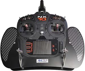 AHLTEC Pupitre d'émetteur Spectrum NX 6/8/10 noir avec arceau standard, sans repose-mains