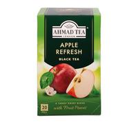 Ahmad Tea Apple Refresh Black Tea, 20-Count Tea Bags (Pack of 6