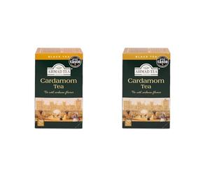 Ahmad Tea Cardamom Tea | Black Tea - 20 Teabag Sachets (Lot de 2)