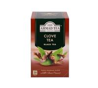 Ahmad Tea Clove Tea - Thé noir aux clous de girofle - Sachets de thé emballés individuellement et scellés avec arôme - 20 sachets de thé avec ruban