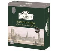 Ahmad Tea Earl Grey Thé Noir 100 Sachets dans Sac Alu Earl Grey 200 g 100 Unités