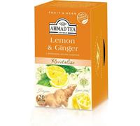 Ahmad Tea - Infusion de fruits citron & gingembre 40g, 20 sachets