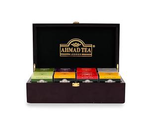 Ahmad Tea Keeper 8 x 10 sachets - 1 unité | Coffret en bois réutilisable