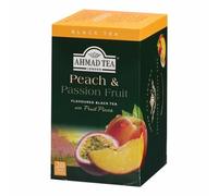 Ahmad Tea London - Thé noir Ahmad Pêche Fruit de la Passion - Boite de 20 sachets