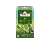 Ahmad Tea Mint Mystique Flavored Green Tea with Mint Leaves, 20-Count Boxes (Pack of 6)