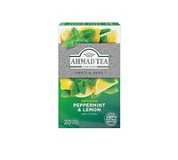Ahmad Tea Peppermint & Lemon Infusion, 20-Count Tea Bags (Pack of 6)