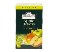 Ahmad Tea - Thé Noir Fruité Aromatisé Sachet Ahmad Tea - Pomme - Thé Noir Fruité Aromatisé - Boite, 20 unité (Paquet de 1)