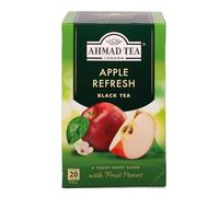 Ahmad Tea - Thé Noir Fruité Aromatisé Sachet Ahmad Tea - Pomme - Thé Noir Fruité Aromatisé - Boite, 20 unité (Paquet de 1)