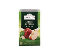 Ahmad Tea - Thé Noir Fruité Aromatisé Sachet Ahmad Tea - Pomme - Thé Noir Fruité Aromatisé - Boite, 20 unité (Paquet de 1)