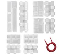 AHMI Kit de moulage de touches, en silicone, touche de clavier en résine époxy, compatible avec le clavier mécanique Cherry MX